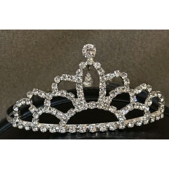 Bridal Pageant Tiara Crown Rhinestone Headpiece USA Made Miss Texas Adult main image 4